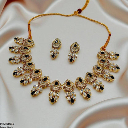 PNSH00010 SDQ Marquise/Tear Necklace Set - PNSH