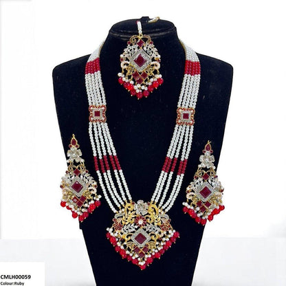 CMLH00059 SDQ Pearl Flower Mala Set - CMLH